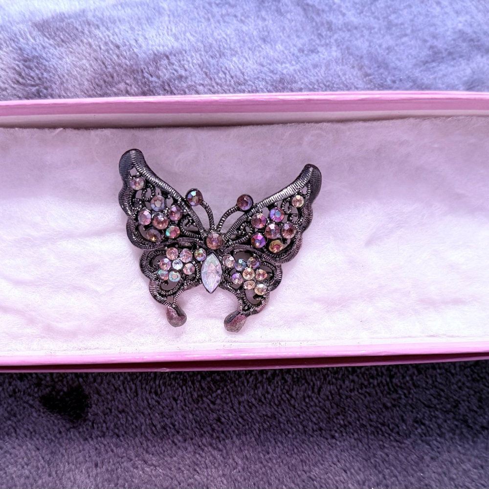 Vintage butterfly brooch